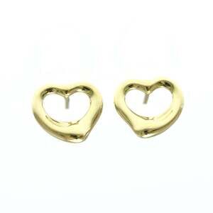 TIFFANY Authentic 18k Gold Heart Earrings